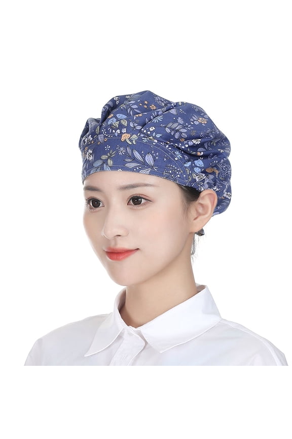 Kitchen Hat Elastic Baker Kitchen Cooking Chefs Cap Ensure Hair Stays Tidy