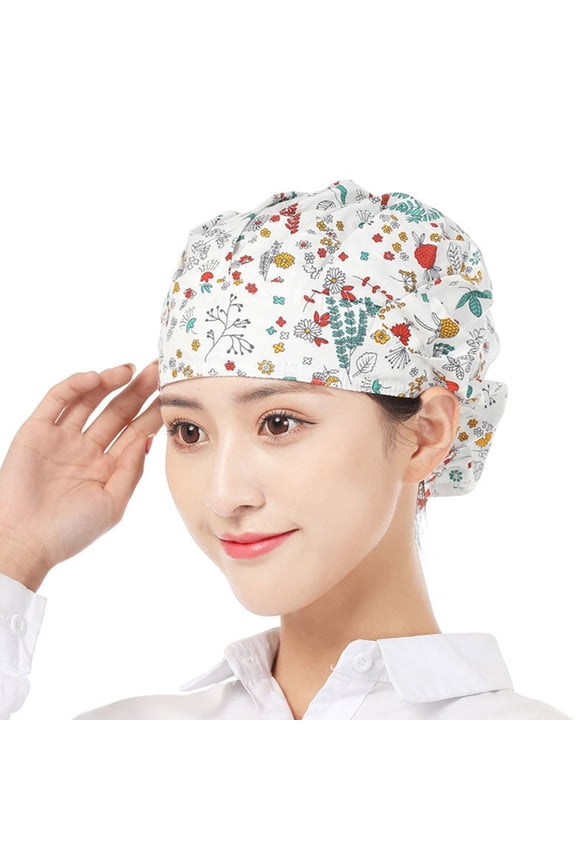 Kitchen Hat Elastic Baker Kitchen Cooking Chefs Cap Ensure Hair Stays Tidy