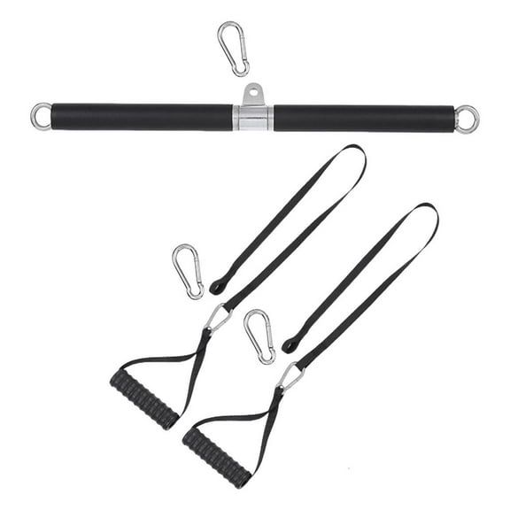 SIEYIO LAT Pull Down Bar Pull Down Rowing Tricep Hand Grip Rope for Cable Machine