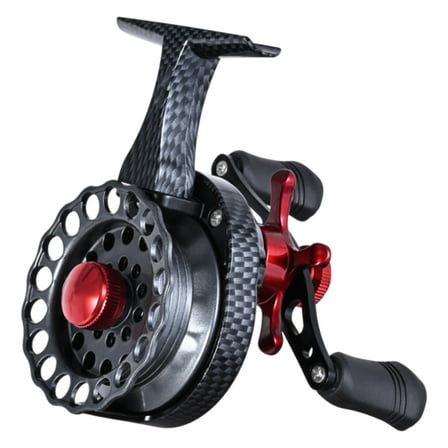 SIEYIO Left/Right Hand Retrieve Ice Reels 3.5:1 Gear Ratio Fishing Reels 4+1 Fishing Accessory Ice Fishing Reels