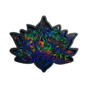 SIEYIO Lotus Resin Mold, Holographic Resin Coaster Mold Silicone, DIY Cup Mat Mould