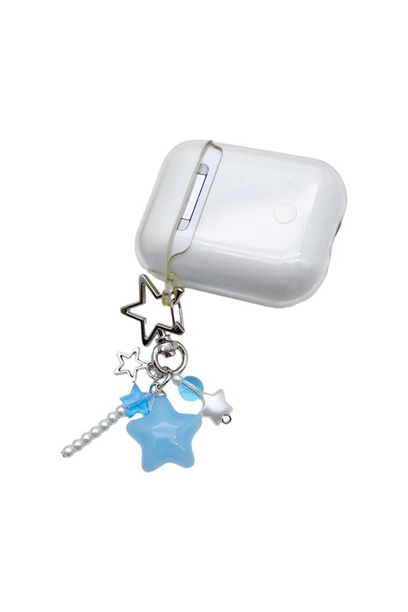 Lovely Jelly Star Keychain Five-Pointed Star Key Chain Fashionable Accessory