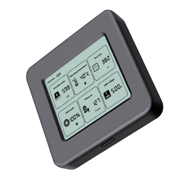 SIEYIO M.2 Solid Disk Case Aluminum Heat Dissipation Housing Box, UASP and TRIM Support,Fast Speed USB C 3.2 For 2242 Disk Box