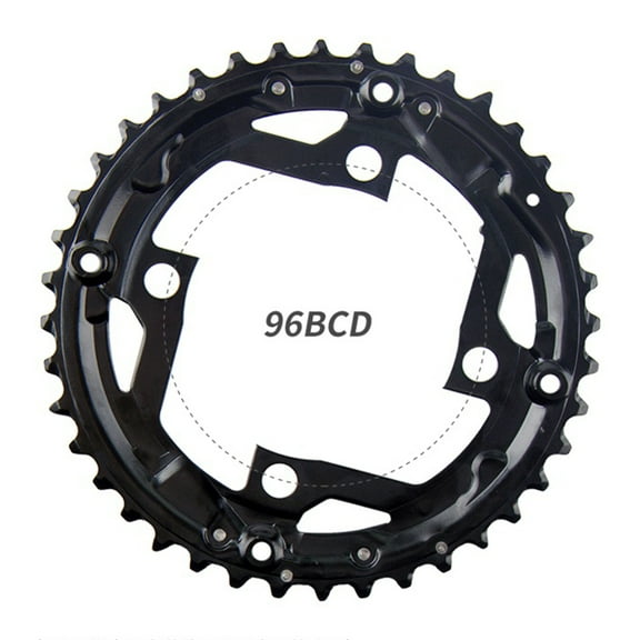 SIEYIO MTB 22-32T-44T - Round Oval Single Speed Mountain Bike Chain 104 BCD Chain Ring, Ultralight Bicycle Chainwheel