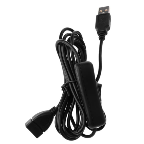 SIEYIO Male to Female USB Extension Cable With ON OFF Switch for PC Data Line Charger