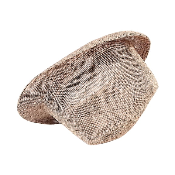 SIEYIO Mardi Gras Sequins Fedoras Hat Carnival Soft Trilby Hat for Masquerade Party