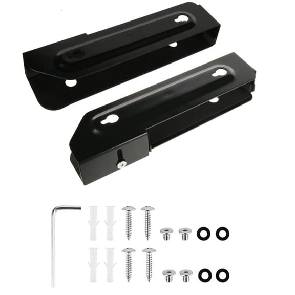 SIEYIO Metal Notebook Brackets Kit with EVA Padding for Wall/Table Mounting