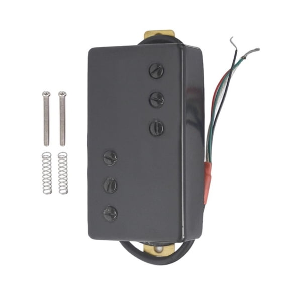 SIEYIO Metallic Guitar Neck Bridge Pickup Double Coil 12 Hole Humbucker Pickup
