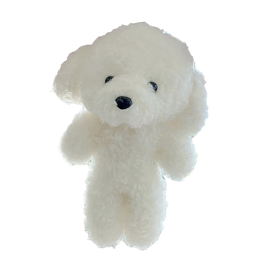 SIEYIO Mini Cute Plush Bear Charm Keychain Fluffy Stuffed Keyring Lovely Pendants for Purse Bag Backpack Handbag