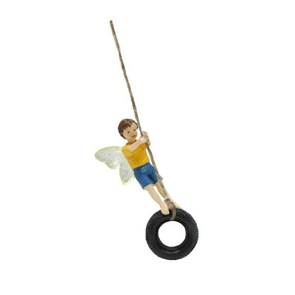SIEYIO Miniature Swing Fairy Figurine Garden Decorations Outdoor Indoor for Garden Yard Decorations