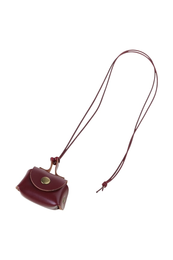 Modern Necklace with Coin Purse Pendant Headphone Bag Hanging Neckchain
