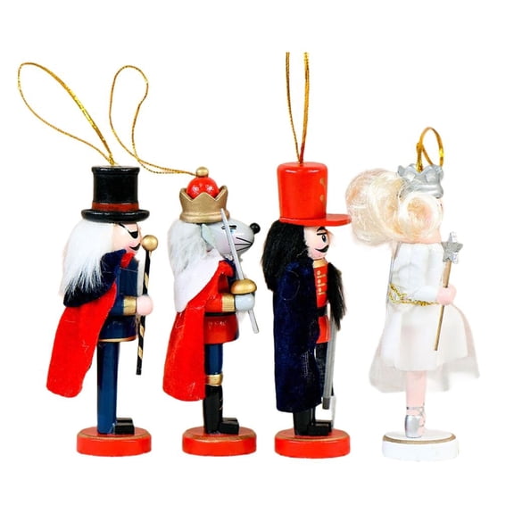 SIEYIO Mouse Guard Nutcrackers Tree Hangings Durable Wooden 13cm Festival Decorations