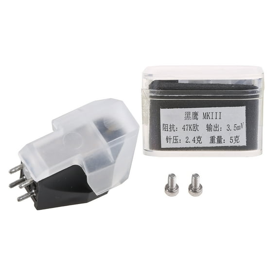 SIEYIO Moving Magnetic Cartridge for LP Vinyl Record Turntable Phonograph Oval Stylus