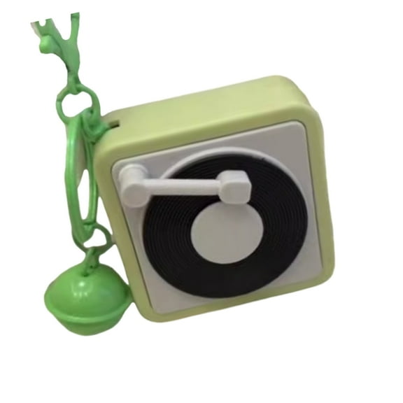 SIEYIO Multipurpose Miniature Record Player Keychain With Audios Recording and Playback Capabilities for Trendy Women