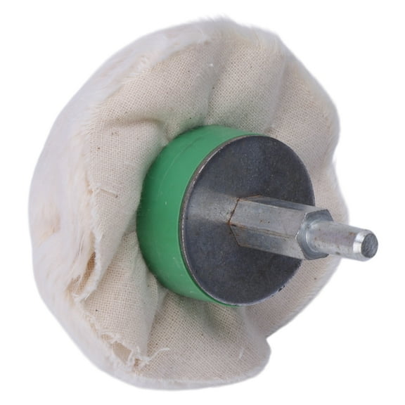 SIEYIO New 3'' Cotton Dome Polishing Buffing Wheel Polish Drill 1/4'' Shank Brush