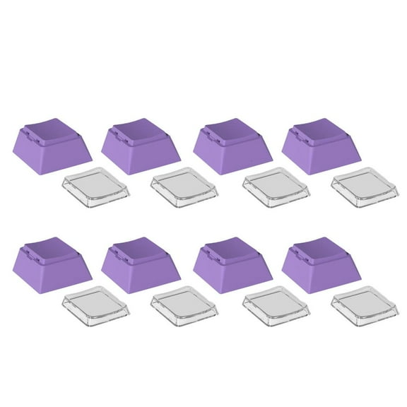 SIEYIO PBT+PC Keycap 8pcs Dye Sublimation Keycaps Cheey 1U For Office And Gaming Use