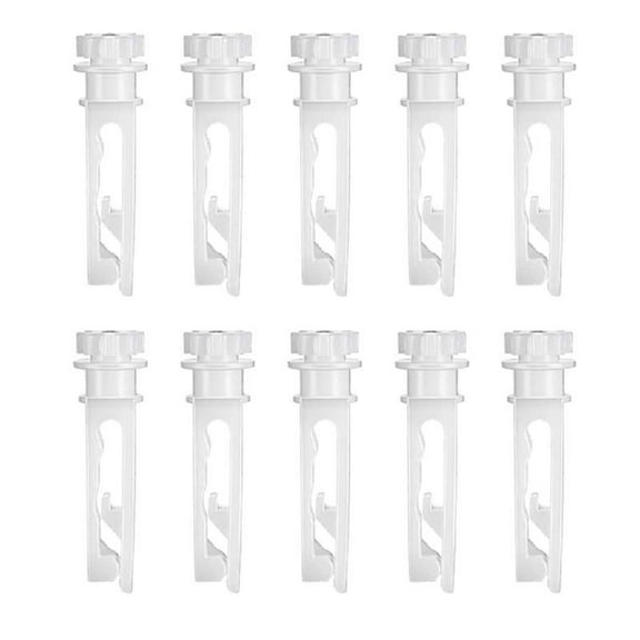 SIEYIO Pack of 10 Vertical Blind Repair Tab White Stem for Easy Window Blind Fixing