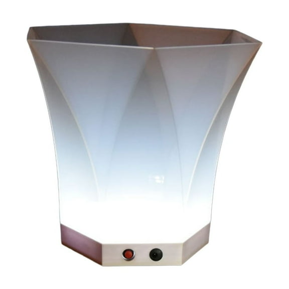 SIEYIO Party Bucket Battery Powered 6L Large Capacity Ice Container with Changing Lights Ice Bucket Plastic Material for Bar