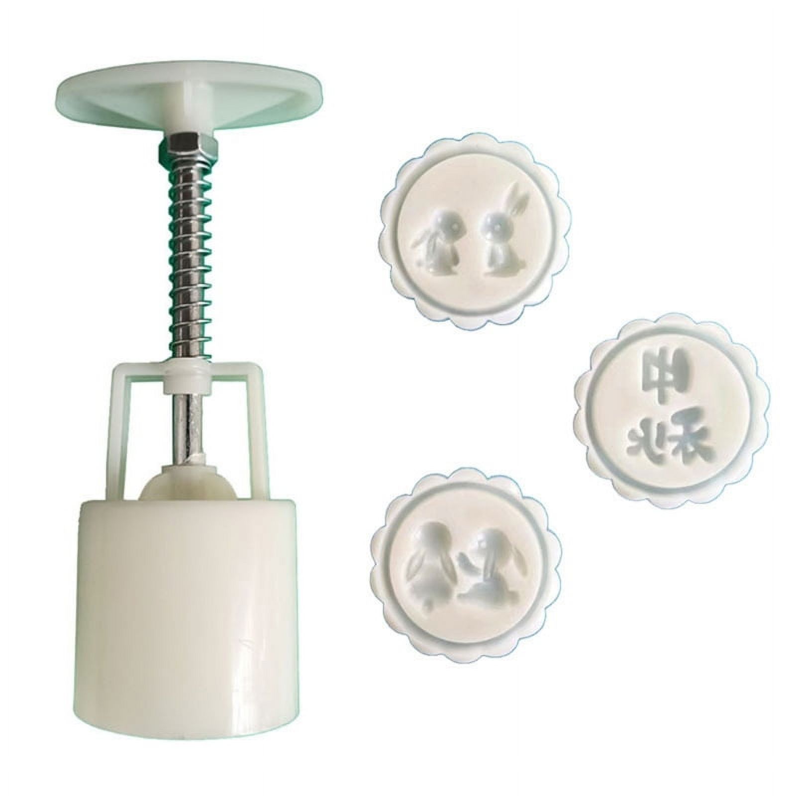 SIEYIO Plastic Material Mooncake Molds Cute Rabbit Shape Mooncake