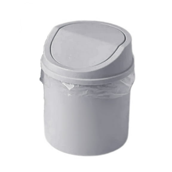 SIEYIO Portable Desk Trash Bin With Lid Simple Design Small Trash Bin with Lid Storage Holder For Efficient Storage