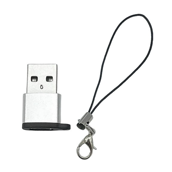 SIEYIO Portable USB Type C to USB A Connectors with Lanyard for Device Compatibility