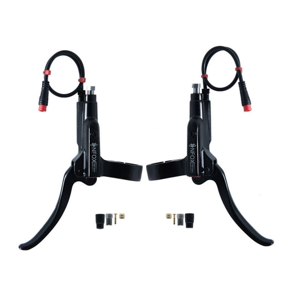 SIEYIO Power Close Brake Handle with 2 pin Waterproofs Connector Electric Bike Oil Brake Lever Electric Bicycles Brake Lever