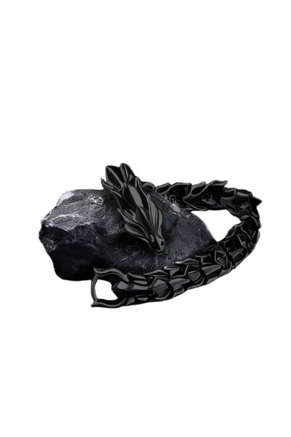 Practical Norses Dragon Warriored Cuff Sturdy Alloy Materials Bracelet Retro Hip Hop Men's Fashion Accessory Daily Use