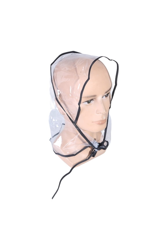 Practical PVC Rain Hat for Rainy Weather Wear Waterproof Rain Bonnet Waterproof