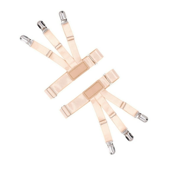 SIEYIO Practical Shirt Stays Elastic Shirt Garters Belt for Shirt Position Holder