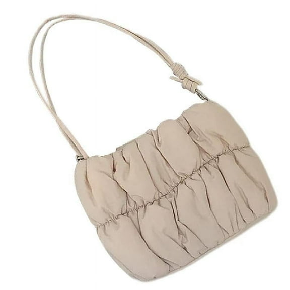 SIEYIO Puffer Quilted Shoulder Bag For Women Lightweight Nylon Handbag With Soft Underarm Bags Fashionable Crossbody Purse