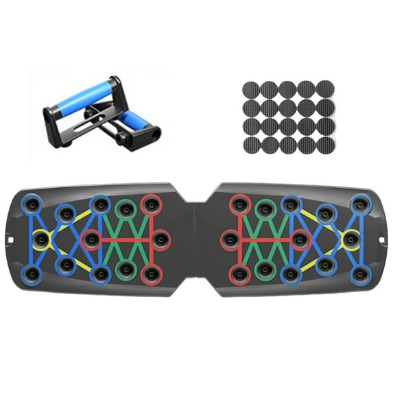SIEYIO Push Up Boards, Multifunctional Push up Boards with Resistance Band, Fitness Training Equipment Set for Muscle Building