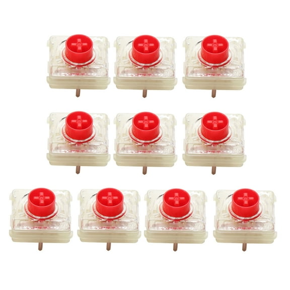 SIEYIO RGB Mx Switches Cherry MX Low Profile RGB Silver/Red Switch Thiner Key Switches