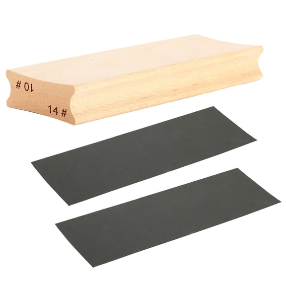 SIEYIO Radius Sanding Blocks Guitar Fret Leveling Maple Polished Paper Sanding Blocks