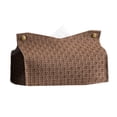 thumbnail image 1 of SIEYIO Rectangle Tissue Box Cover Holder Modern PU Napkin-Holder Decorative, 1 of 14