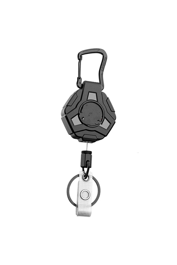 Retractable Pull Badges Holder Reel Carabiner Keychains Outdoor Keychains Tool