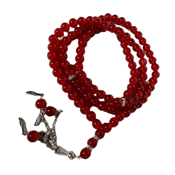 SIEYIO Sacred Prayer Rosary Bracelet with 99 Bead Muslims Rosary Bead Handchain Jewelry