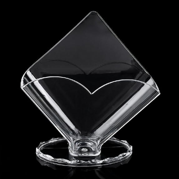 SIEYIO Shape Tissue Holder Exquisite Clear Napkin Dispenser Easy Utility Paper for Restaurant Table