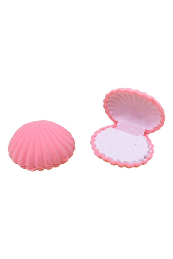 Shell Box Ring Earrings Jewelry Counter Display Props Necklace Display Showcase