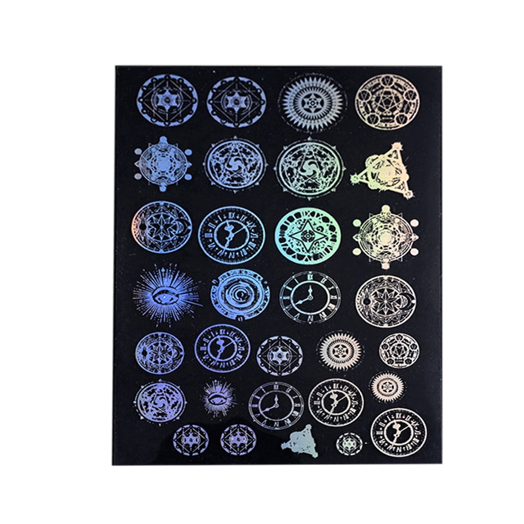 SIEYIO Shiny Holographic Sticker for Resin Epoxy Resin Supplies Resin ...