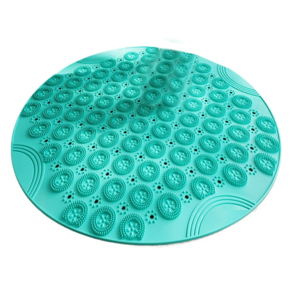 SIEYIO Shower Mat Bath Mat, Circular Antilip With Suction Cups and Drain Holes Bathtub Mat for Family Safety