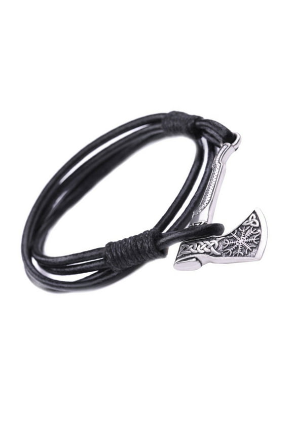 Silver/Gold Color Hatchets Handmade Pirate Bracelet Gothic Style Men Wristband