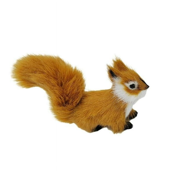 SIEYIO Simulated Plush Squirrels Stuffed Plush Toy Artificial Fake Tree Ornaments Lovely Accent for Home Display