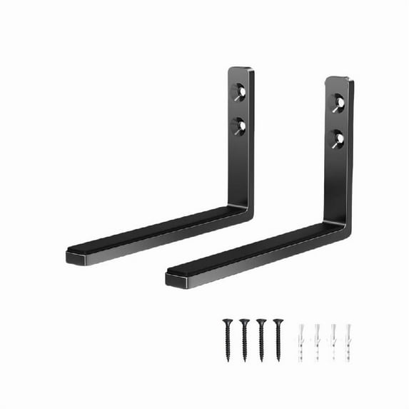 SIEYIO Sound Bar Mounts Bracket With Depth Customization for Soundbar Superior Sound Placement