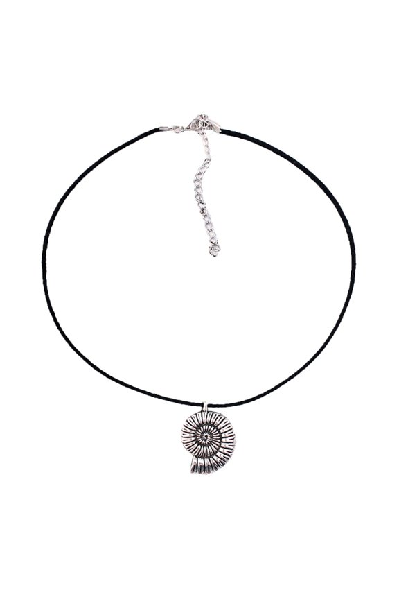 SIEYIO Spirals Symbol Neck Chain for Women Bohemian Ethnic Velvets Rope Neck Jewellery