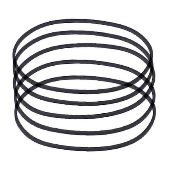 SIEYIO Square Cassette Tape Machine Belt Assorted Rubber Belts for Recorder Walkmans