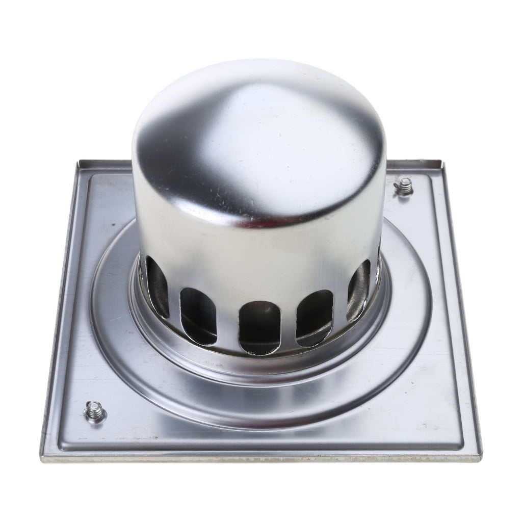 SIEYIO Stainless Steel Shower Square Drain Plug Cover Trap Anti-Odor ...