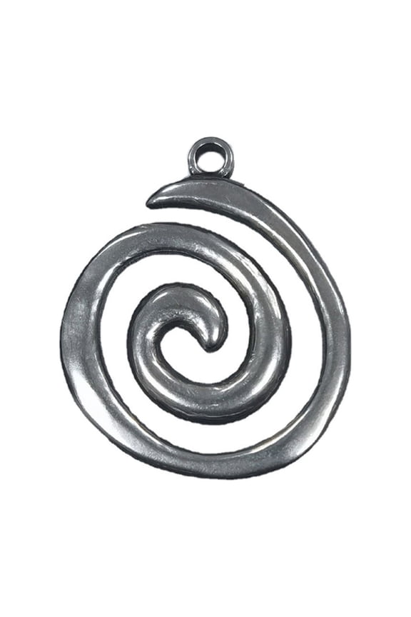 SIEYIO Stainless Steel Whirlpools Charm Spirals Swirl Pendant Antique Silver Color Alloy Material Jewelry Making DIY Necklaces