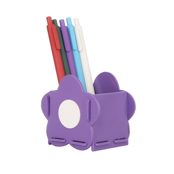 SIEYIO Student Stationery Holder Lovely Sunflower-shaped Desk Pen Holder Large Capacity