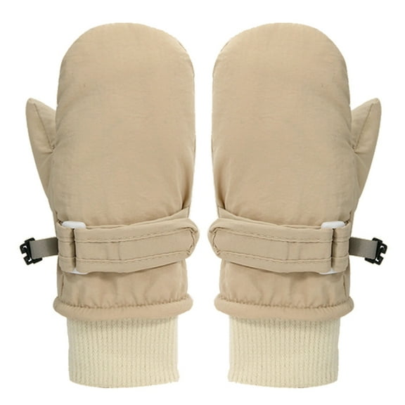 SIEYIO Stylish Baby Winter Gloves with Elastic Wrist Quick-Dry Ski Gloves for Boy Girl