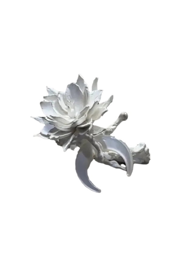 Stylish Women's Adjustable Rings with Night Blooms Flower Styles Casual Wear